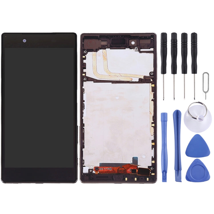 LCD Screen and Digitizer Full Assembly with Frame for Sony Xperia Z5, For Xperia Z5 OEM