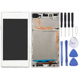 LCD Screen and Digitizer Full Assembly with Frame for Sony Xperia Z5, For Xperia Z5 OEM For Xperia Z5 OEM White