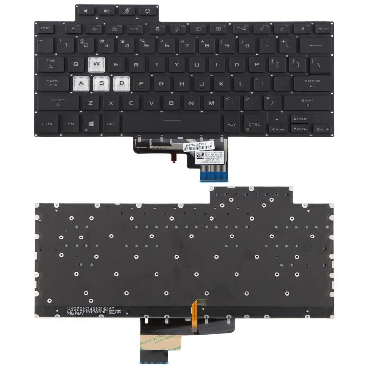 US Version Backlit Laptop Keyboard for Asus TUF Air Air FX516 FX516P FX516PR FX516PM FA516, FX516 FX516