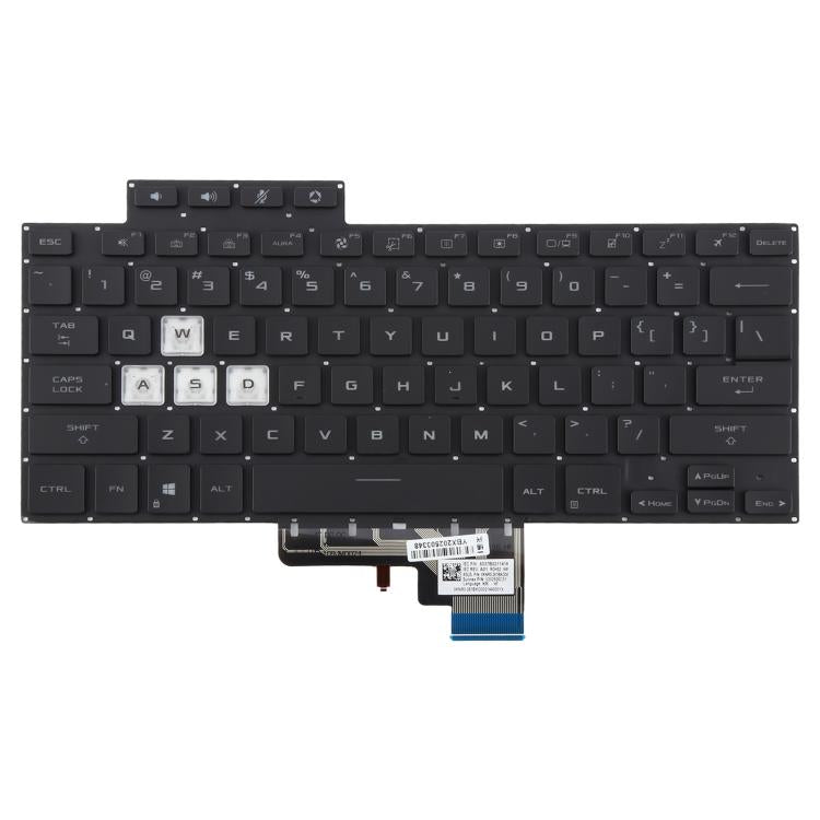US Version Backlit Laptop Keyboard for Asus TUF Air Air FX516 FX516P FX516PR FX516PM FA516, FX516