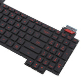 US Version Backlit Laptop Keyboard for Asus FX63 FX63V FX503VM FX503VD ZX63VE FZ63V GL503VS, FX63 (Red), FX63 (White)