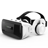 VR SHINECON G06EB Virtual Reality 3D Video Glasses Suitable for 4.7 inch - 6.1 inch Smartphone with HiFi Headset, G06EB G06EB