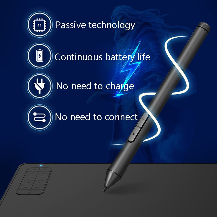 10Moons G12 Digital Board Can Be Connected To Mobile Phone Hand Drawn Board Computer Painting Board Network Class Input Panel, G12