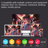 10Moons G12 Digital Board Can Be Connected To Mobile Phone Hand Drawn Board Computer Painting Board Network Class Input Panel, G12