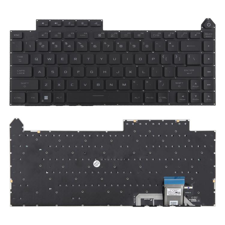 US Version RGB Backlit Laptop Keyboard for Asus ROG Strix G16 G614 G614JU G634 G634JY 2023, G16 (RGB) G16 (RGB)