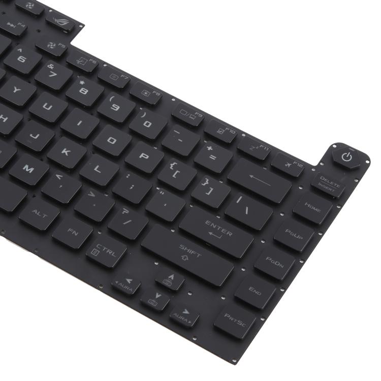 US Version RGB Backlit Laptop Keyboard for Asus ROG Strix Scar G512 G512LV G512LW G512LI, G512 (Black)