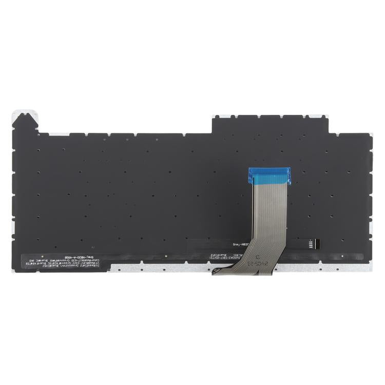 US Version Colorful 16 Pin Backlit Laptop Keyboard for Asus ROG Strix Scar G512 G512LV G512LW G512LI, G512 (Transparent keycaps)