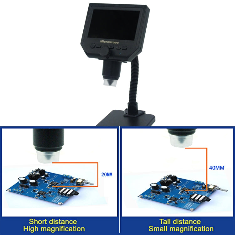 G600W Electronic Microscope HD Mobile Repair Microscope, US Plug, G600W