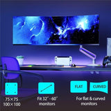 NORTH BAYOU G70 Height Adjustable Desktop Mount Mechanical Spring Gaming Monitor Stand, G70