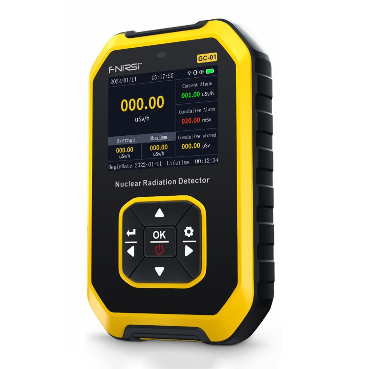 GC01 Home Lndustrial Marble Radioactive X / Y Ray Nuclear Radiation Detector Geiger Counter, GC01 GC01 Yellow