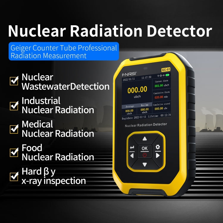 GC01 Home Lndustrial Marble Radioactive X / Y Ray Nuclear Radiation Detector Geiger Counter, GC01