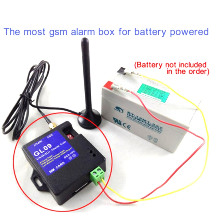 GL09-B 3G 8 Channel GSM SMS Alarm System Module For Battery Operated Alert, GL09-B 3G