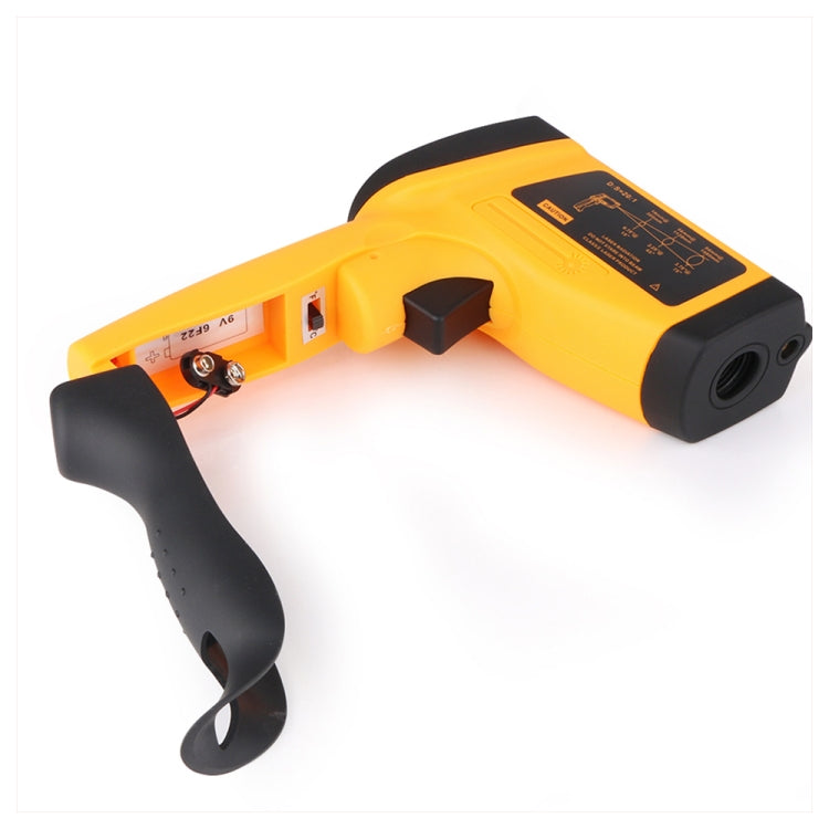 GM1150A 50:1 Infrared Thermometer -18~1150 Degrees Celsius LCD Digital Temperature Meter Industrial Pyrometer 0.1~1EM Adjustable, GM1150A Yellow