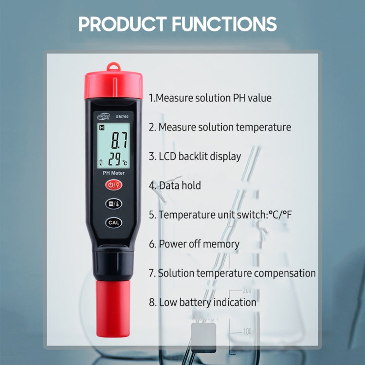 BENETECH GM760 Digital PH Meter Tester, GM760