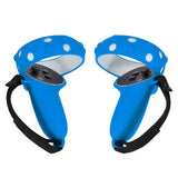 2 Sets GS092 Handle Controller Silicone Protective Cover Anti-Fall And Anti-Lost All-Inclusive Cover For Oculus Quest 2, GS092 Blue, GS092 Black, GS092 Red, GS092 Gray GS092 Blue Blue