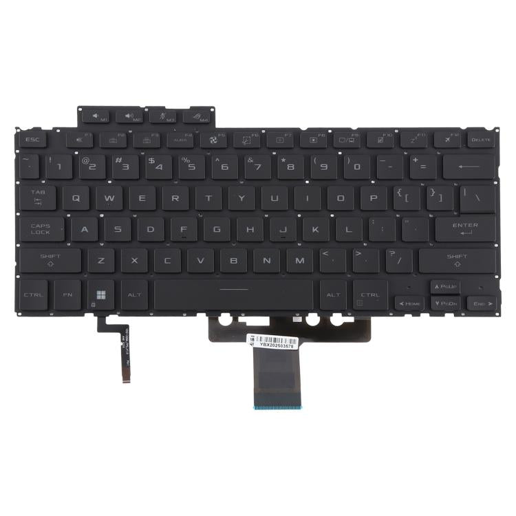 US Version Backlit Laptop Keyboard for Asus ROG Flow X13 GV302 2023 GV302XV GV302XU, GV302