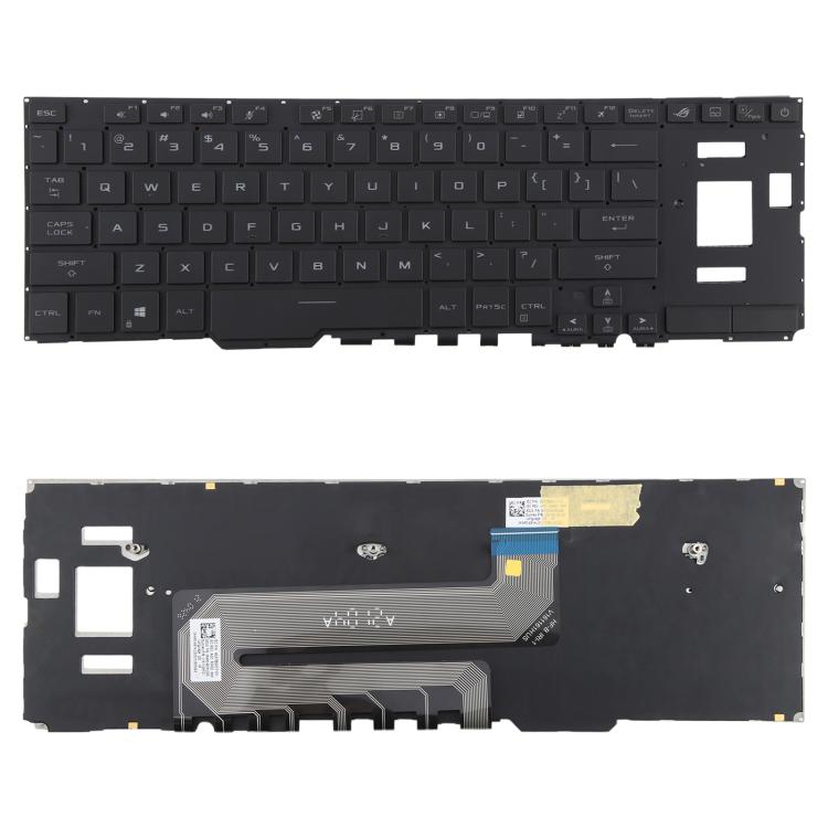 US Version Backlit Laptop Keyboard for Asus ROG Zephyrus Duo 15 inch GX550L GX550 GX550LXS GX550LWS GX551 GX551Q, GX550L GX550L