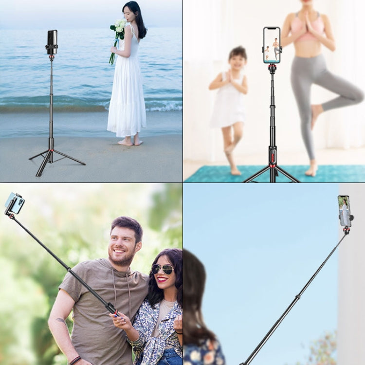 Aluminum Alloy Mobile Phone Bluetooth Selfie Stick Live Floor Tripod Bracket, Height: 1.5m, Height: 1.5m