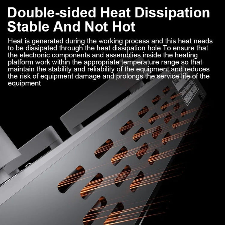 Mechanic Heat Air Intelligent Motherboard Layered Desoldering Station For iPhone X-15 Series, Host, EU Plug