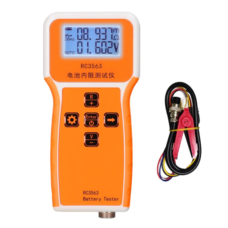 High-Precision Battery Voltage Internal Resistance Tester, Host, Host+Clip, Host+Probe, Host+Clamp, Host+Probe+Clip+Clamp