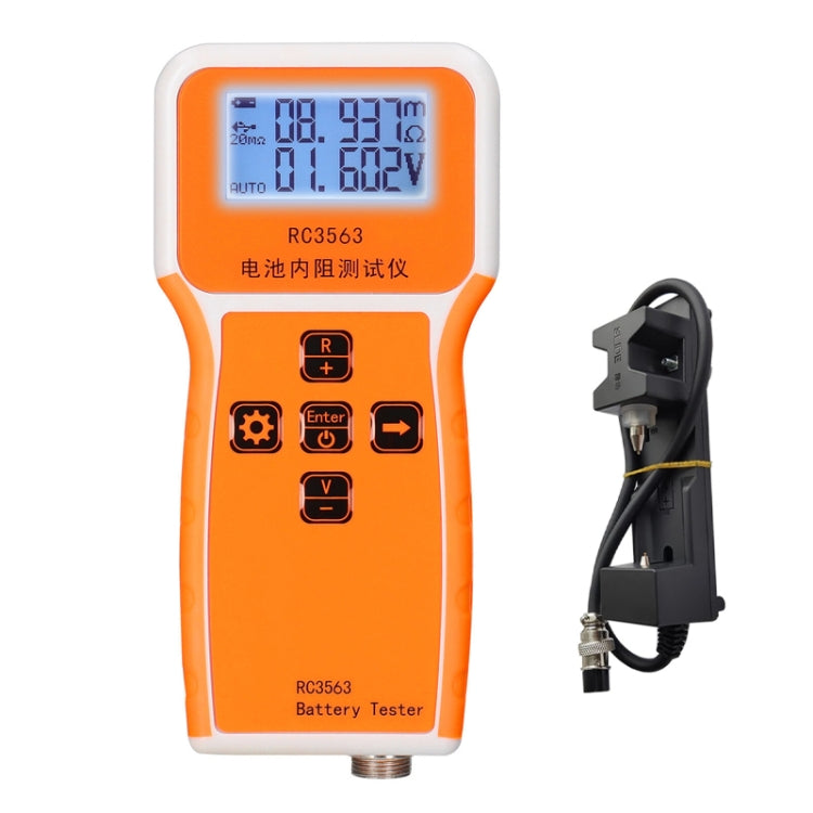 High-Precision Battery Voltage Internal Resistance Tester, Host, Host+Clip, Host+Probe, Host+Clamp, Host+Probe+Clip+Clamp