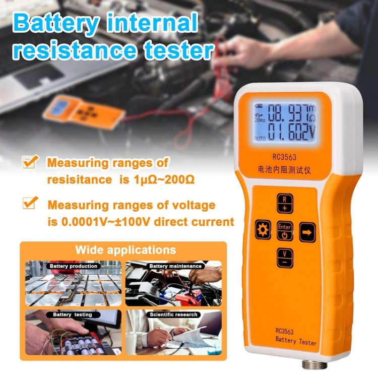 High-Precision Battery Voltage Internal Resistance Tester, Host, Host+Clip, Host+Probe, Host+Clamp, Host+Probe+Clip+Clamp
