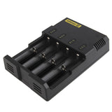 Universal Lithium Battery Charger for 26650 / 22650 / 18650 / 17670 / 18490 / 17500 / 17335 / 16340 / 14500 / 10440 (100V - 240V), i4 i4