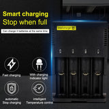 Universal Lithium Battery Charger for 26650 / 22650 / 18650 / 17670 / 18490 / 17500 / 17335 / 16340 / 14500 / 10440 (100V - 240V), i4