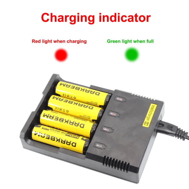 Universal Lithium Battery Charger for 26650 / 22650 / 18650 / 17670 / 18490 / 17500 / 17335 / 16340 / 14500 / 10440 (100V - 240V), i4