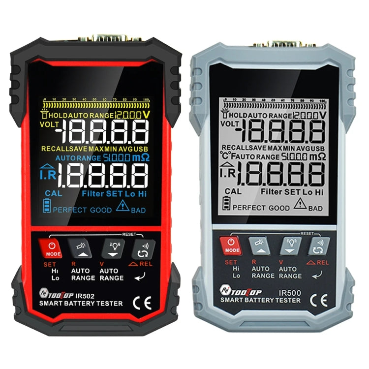 Battery Internal Resistance Tester Lead-Acid Alkaline Lithium Battery Tester, IR500, IR502