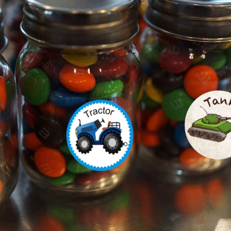 2 PCS Roll Children Reward Sticker Holiday Decoration Label, K-36-38 3.8cm / 1.5inch, K-37-38 3.8cm / 1.5inch