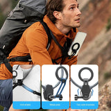 Adjustable Magnetic Neck Mount Phone Holder Quick-Release Chest Strap POV Mount For Sports & Vlogging, K08-2M