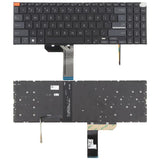 US Version Backlit Laptop Keyboard for Asus Vivobook Pro 15X OLED K6501 M6501, K6501 (Black), K6501 (White) K6501 (Black) Black