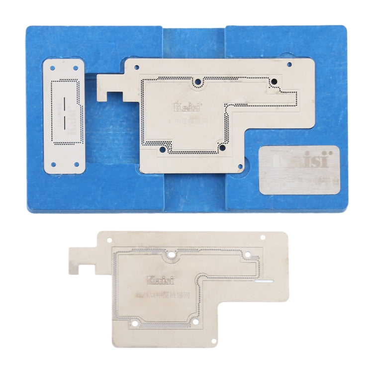 Kaisi Mainboard Middle Layer Board BGA Reballing Stencil Plant Tin Platform for iPhone X / XS / XS Max, Kaisi Stencil Plant for iPhone X Series Kaisi Stencil Plant for iPhone X Series