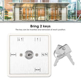 5 Position Key Switch Automatic Door Access Control, KS-FIVE