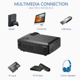 Wejoy L1 80 Lumens 4 inch LCD Technology HD 800*480 pixel Projector, VGA, HDMI, L1