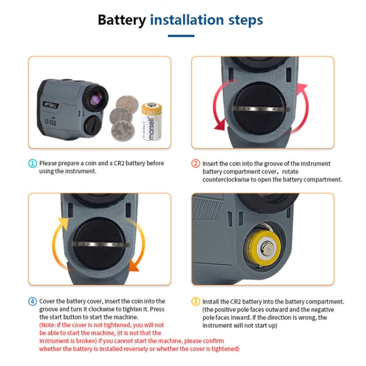 ARTBULL LS-650 Outdoor Golf Laser Rangefinder 650m Altimeter Telescope, LS-650