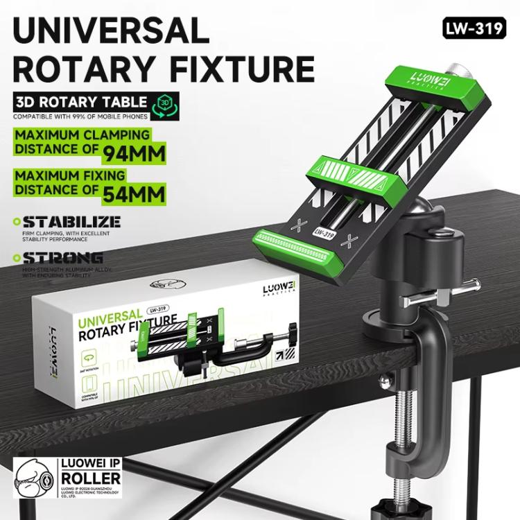 Universal Multifunction Cell Phone Repair Screen Remove Back Cover Table Pliers, LW-319