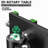 Universal Multifunction Cell Phone Repair Screen Remove Back Cover Table Pliers, LW-319