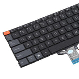 US Version Backlit Laptop Keyboard for Asus Vivobook Pro 14X M7400 M4700 M4700QC M4700PC M7600 M3400 M3401 M3401Q X7400 X3400 X3400P K3400P, M7400 (Black), M7400 (Gray)