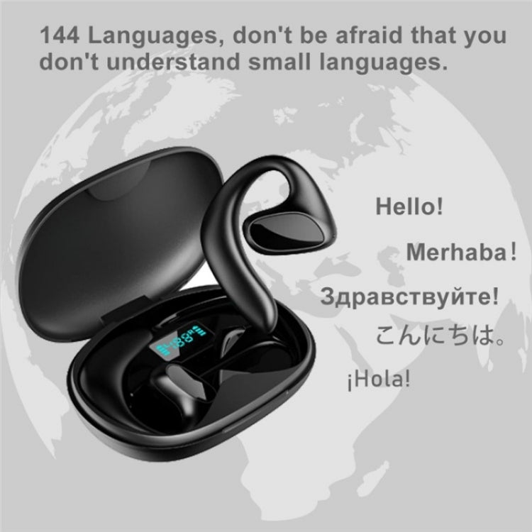 M8 Noise Reduction Smart Voice Translator TWS Bluetooth Headset 144 Languages Translation Earphones, M8