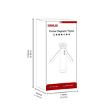 STARTRC Pocket-Size Foldable Magnetic Tripod for GoPro, DJI, Insta360 Action Cameras, DJI Pocket Series, Magnetic Tripod