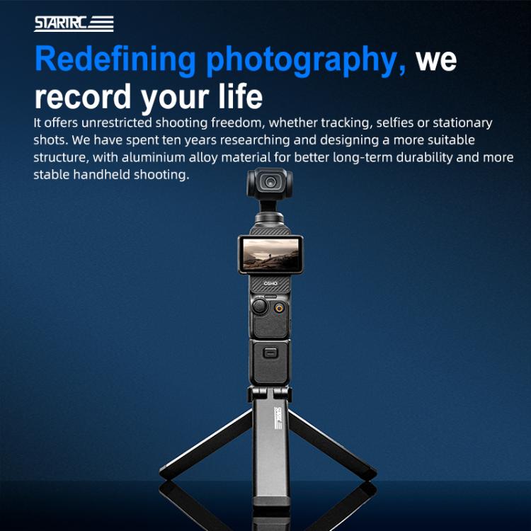 STARTRC Pocket-Size Foldable Magnetic Tripod for GoPro, DJI, Insta360 Action Cameras, DJI Pocket Series, Magnetic Tripod