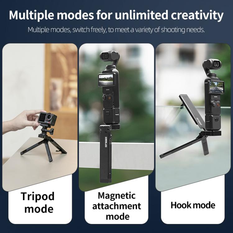 STARTRC Pocket-Size Foldable Magnetic Tripod for GoPro, DJI, Insta360 Action Cameras, DJI Pocket Series, Magnetic Tripod