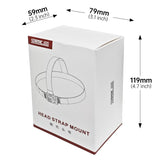 STARTRC Adjustable Head Strap Magnetic Eco-friendly Vlog POV Mount Belt for GoPro, Insta360, DJI Osmo Action and Other Action Cameras, Magnetic Vlog POV Mount Belt