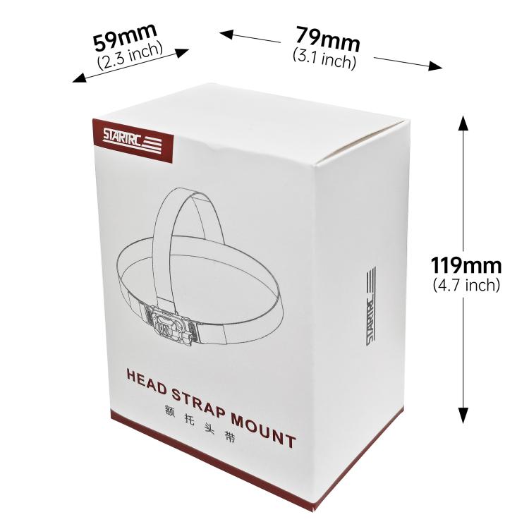 STARTRC Adjustable Head Strap Magnetic Eco-friendly Vlog POV Mount Belt for GoPro, Insta360, DJI Osmo Action and Other Action Cameras, Magnetic Vlog POV Mount Belt