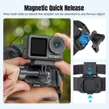 STARTRC Adjustable Head Strap Magnetic Eco-friendly Vlog POV Mount Belt for GoPro, Insta360, DJI Osmo Action and Other Action Cameras, Magnetic Vlog POV Mount Belt