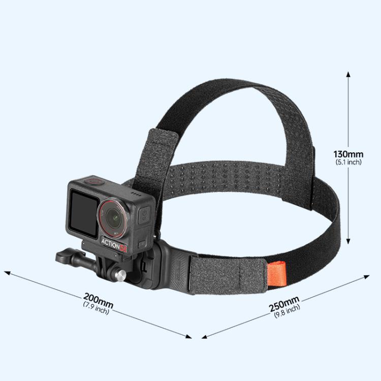 STARTRC Adjustable Head Strap Magnetic Eco-friendly Vlog POV Mount Belt for GoPro, Insta360, DJI Osmo Action and Other Action Cameras, Magnetic Vlog POV Mount Belt