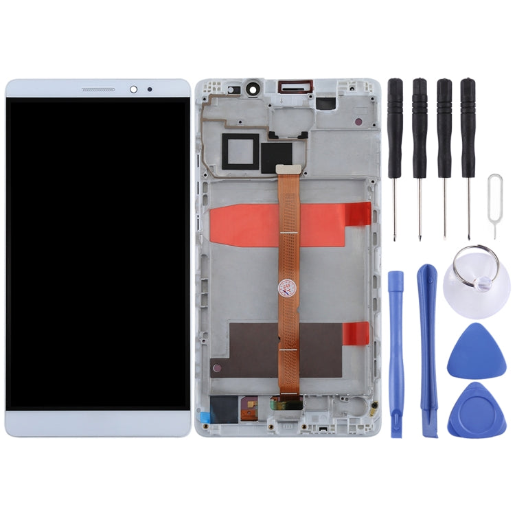 For Huawei Mate 8 LCD Screen and Digitizer Full Assembly with Frame, Mate 8, For Huawei Mate 8 Mate 8 White