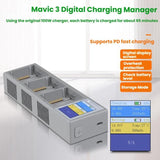 For DJI Mavic 3 YX Battery Charger Digital Display Color Screen Charging Manager, Mavic 3 Charging Manager
